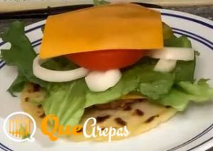 Preparando la Arepa Burguer - quearepas