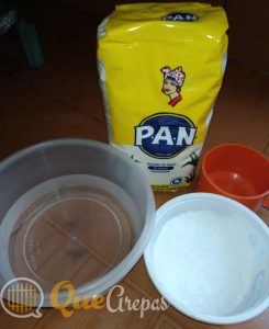 ingredientes de las arepas