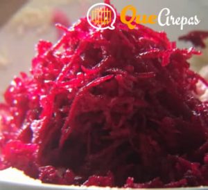 Remolacha rallada para las arepas - quearepas