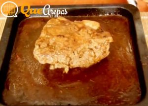 Ready-to-cook pork leg from the oven - quearepas.com