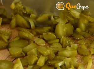 Chopped gherkins - tartar sauce - quearepas.com