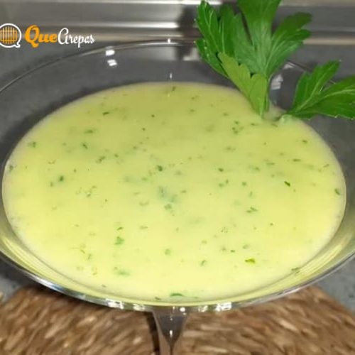 Parsley and garlic sauce without mayonnaise - quearepas.com