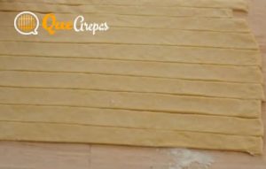 Dough cut into strips - quearepas.com