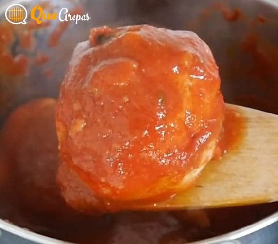 Remove the peeled buns from baking - quearepas.com
