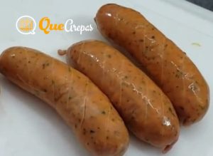 Chorizo minced - bandeja paisa - quearepas.com