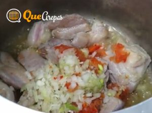 Seasonings in the meat of beans - quearepas.com