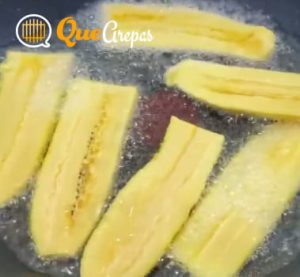 Maduras en el sartén - bandeja paisa - quearepas.com