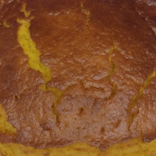 Sweet pumpkin cake in the mold - quearepas.com