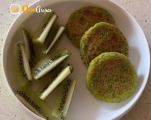 Arepas for Babies with kiwi - quearepas.com