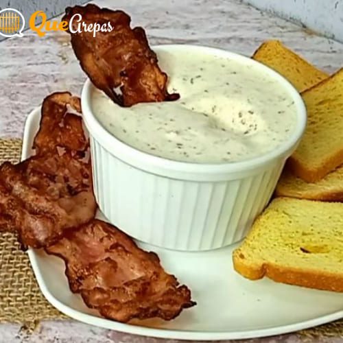 Venezuelan Bacon Sauce - quearepas.com