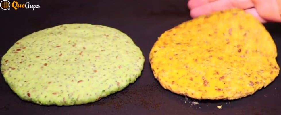 Colorful Arepas on the griddle - quearepas.com