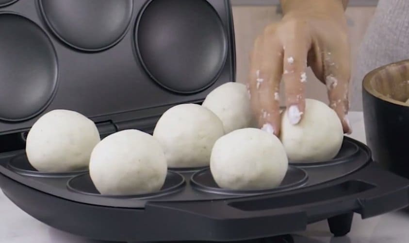 Dumplings in the tosty arepas - quearepas.com