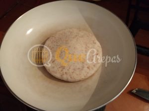 Arepa con Afrecho cocinada en sartén - QuéArepas