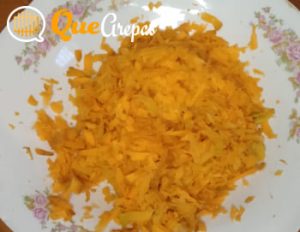 Zanahora rallada para arepas con zanahoria - QueArepas