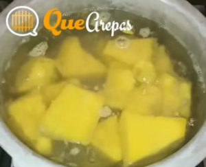 Cocinando la auyama - quearepas.com