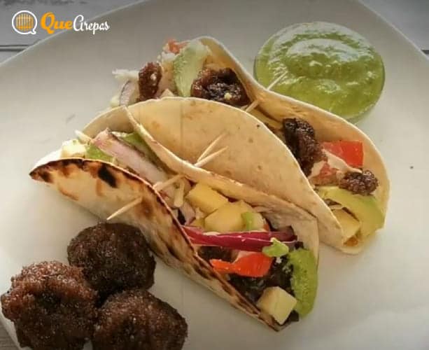 Tacos con salsa verde maracucha - quearepas.com