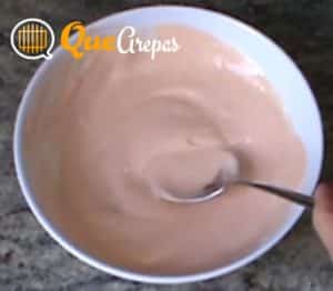 Preparando salsa rosa - quearepas.com